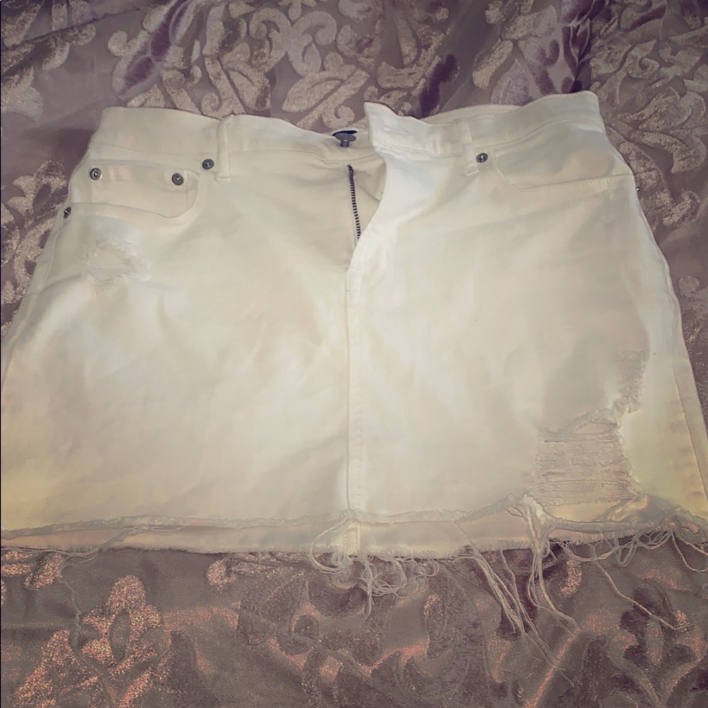 White skirt